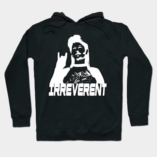 IRREVERENT (White) Hoodie by Zombie Squad Clothing